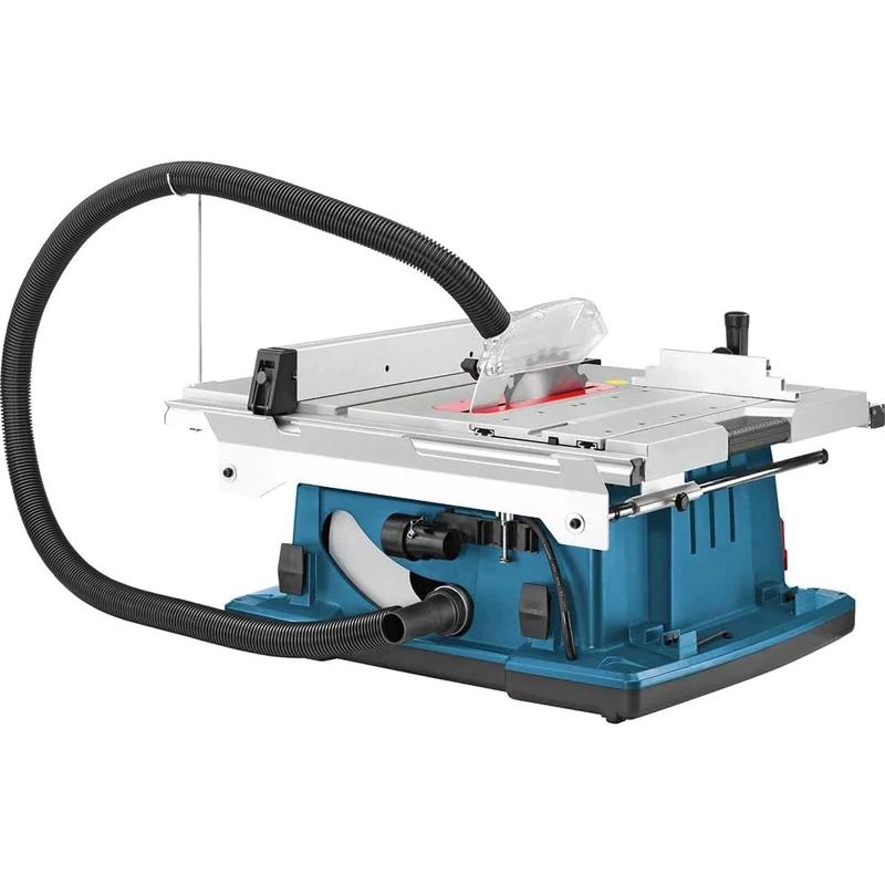 Bosch Professional Table Saw GTS 10 XC (incl. Dust extraction adapter, Storage for additional saw blade, Parallel guide, Push stick, Angle guide, circular saw blade)