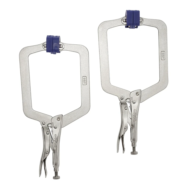 IRWIN Vise-Grip C Clamp, Locking, 2-Piece (45619), Silver