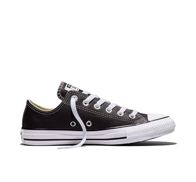 Converse Chucks Leather 132174C CT AS OX Classic Lea Black Black, Größe Schuhe Herren:EUR 44.5