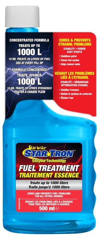 STAR BRITE Star Tron Enzyme Fuel Treatment Concentrate – Rejuvenate & Stabilize Old Gasoline, Cure Ethanol Problems, Improve MPG, Reduce Emissions - Image 1