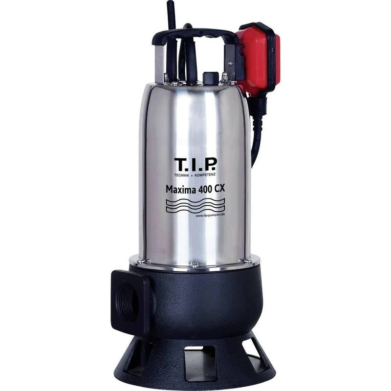 T.I.P. 30140 Maxima 400 SX Submersible Dirty Water Flood Pump, up to 24000 l/h Flow Rate