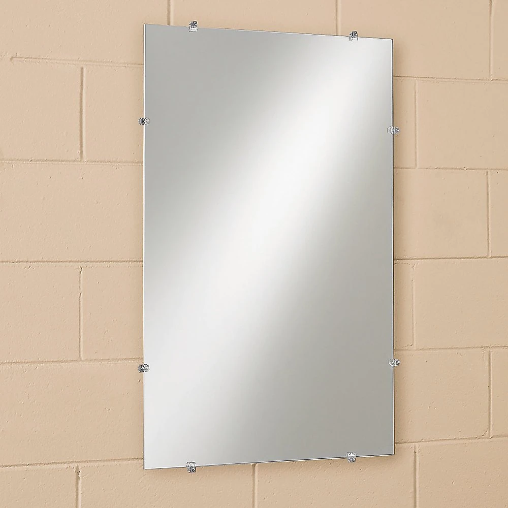 See All Frameless Glass Mirror 16" x 22" with Polished Edge