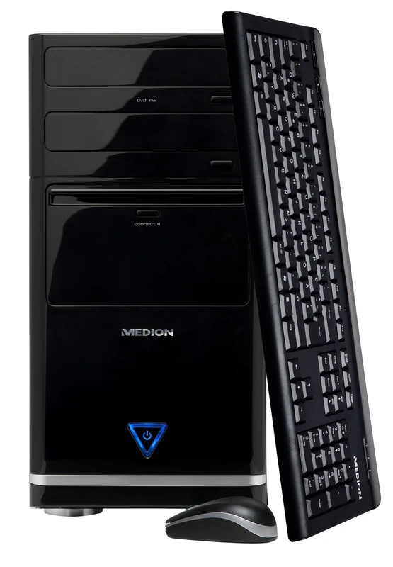 Medion Akoya E2078 D Desktop PC (Intel Core i3 2120 3.3GHz, 4GB RAM, 1TB HDD, DVD/CD-RW, LAN, Intel HD 2000 Graphics, Windows 7 Home Premium 64-Bit)
