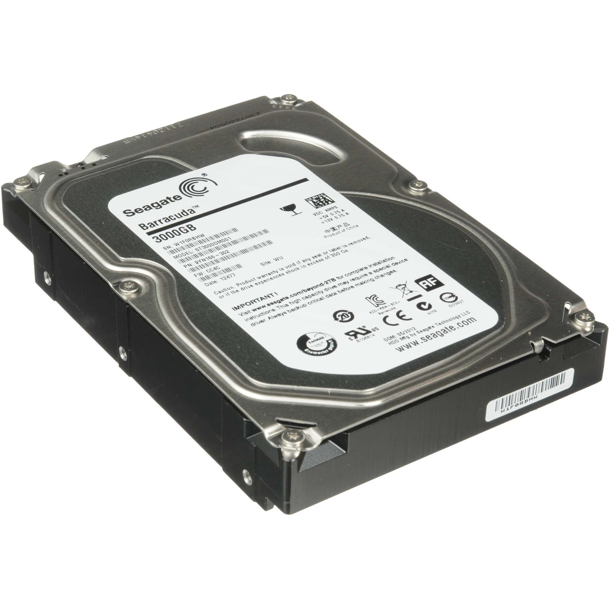 Seagate ST3000DM001 Barracuda 7200.14 3 TB Hard Drive