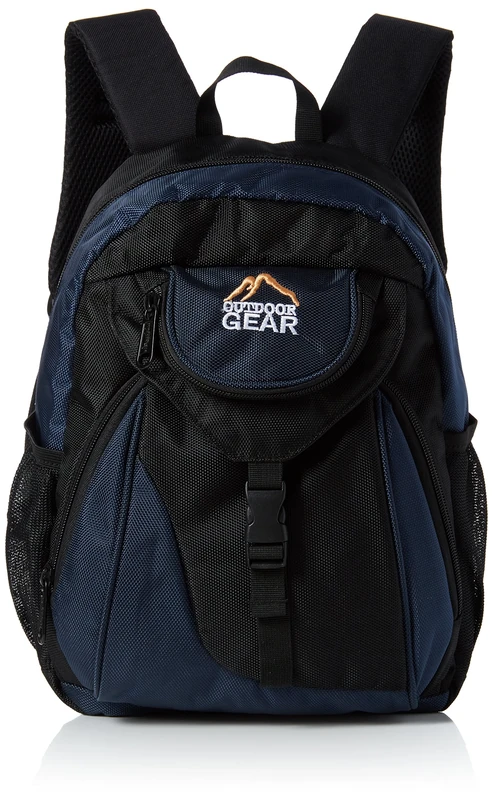 Mens Ladies Outdoor Gear Small Backpack Rucksack Daypack Walking Travel Work (Blue Trim)