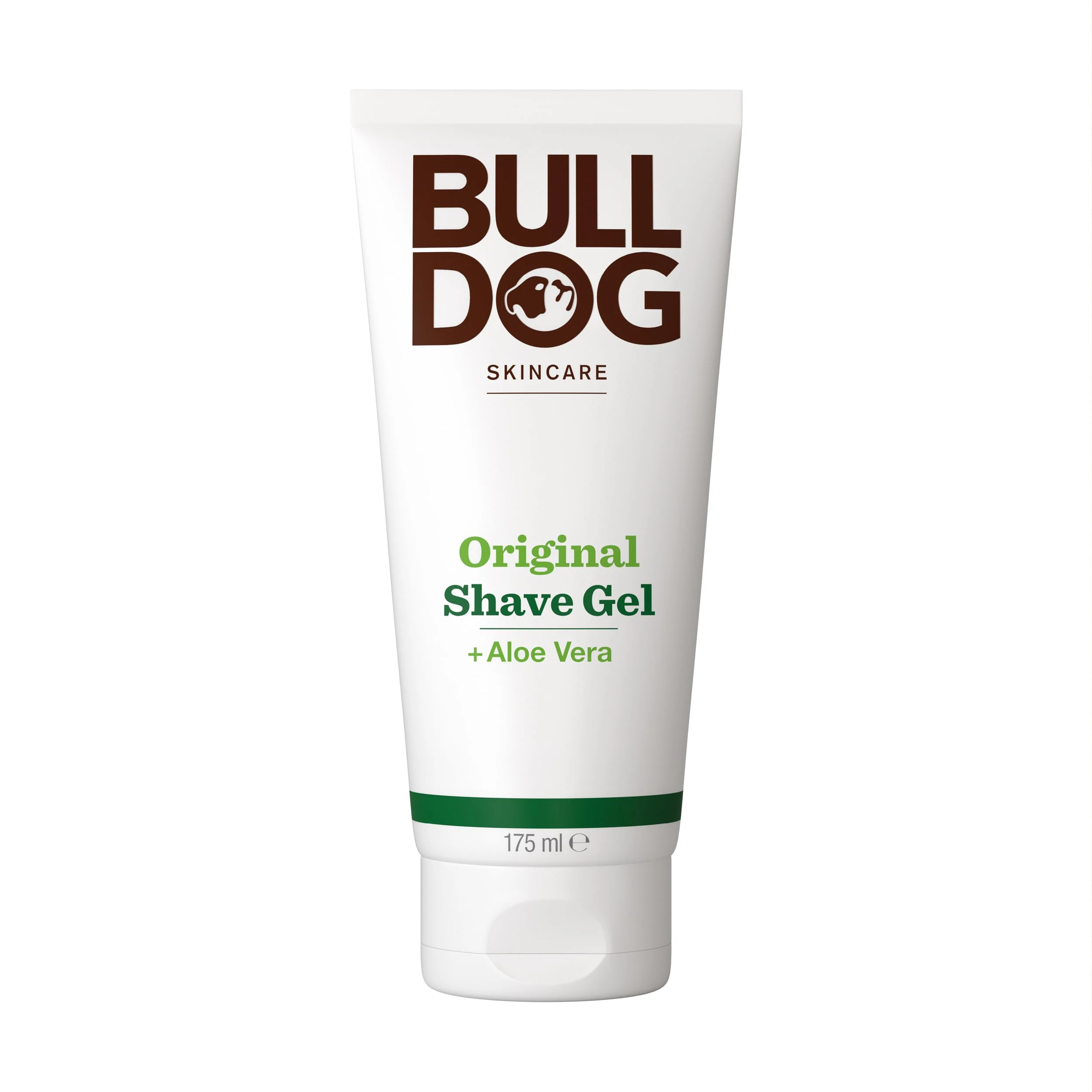 Bulldog Skincare Original Shave Gel 175ml for Men, Smooth & Comfortable Shave, Enriched with Aloe Vera