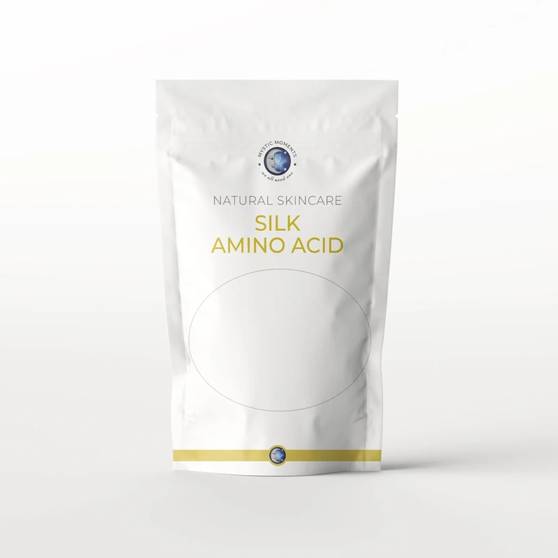 Mystic Moments | Silk Amino Acid Powder | Rich in Alanine, Glycine & Serine | Hair & Skin Conditioning Protein | Moisture Lock & Smooth Finish | for Shampoos, Serums & Creams | Cosmetic Grade | 500g - Image 1
