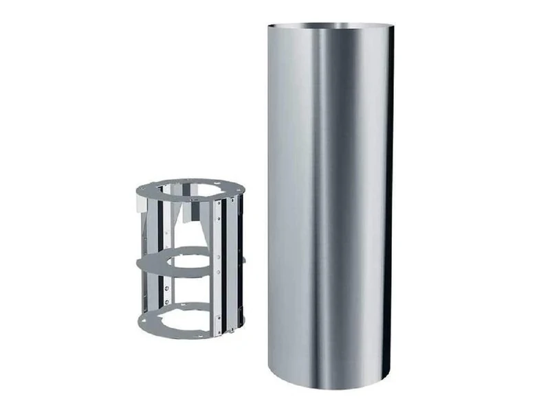 Franke 112.0049.382 Cooker Hood Extension Tube Accessory for Stove Hood – Accessory for Fireplace (Cooker Hood Extension Tube, Stainless Steel, Franke, 370 mm, 990 mm)