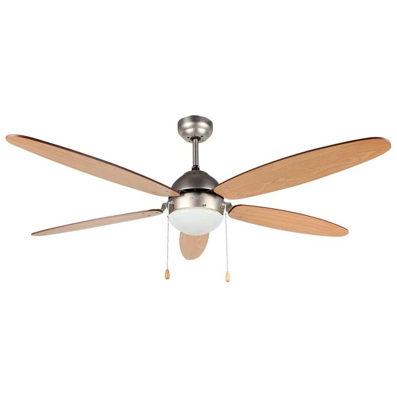 Orbegozo CP 48132 Ceiling Fan with Light, 5 Blades, Diameter of 132 cm, 60 W Power and 3 Speeds, Brown