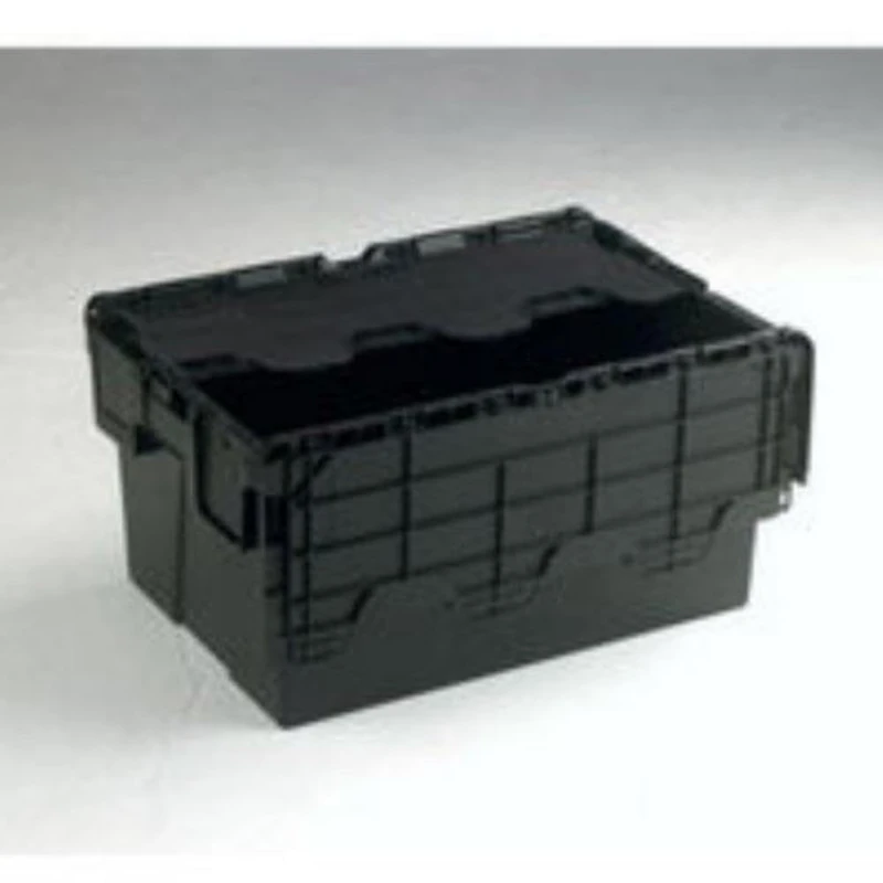 VFM 375814 Attached Lid Container, 54 L, Black - Image 1