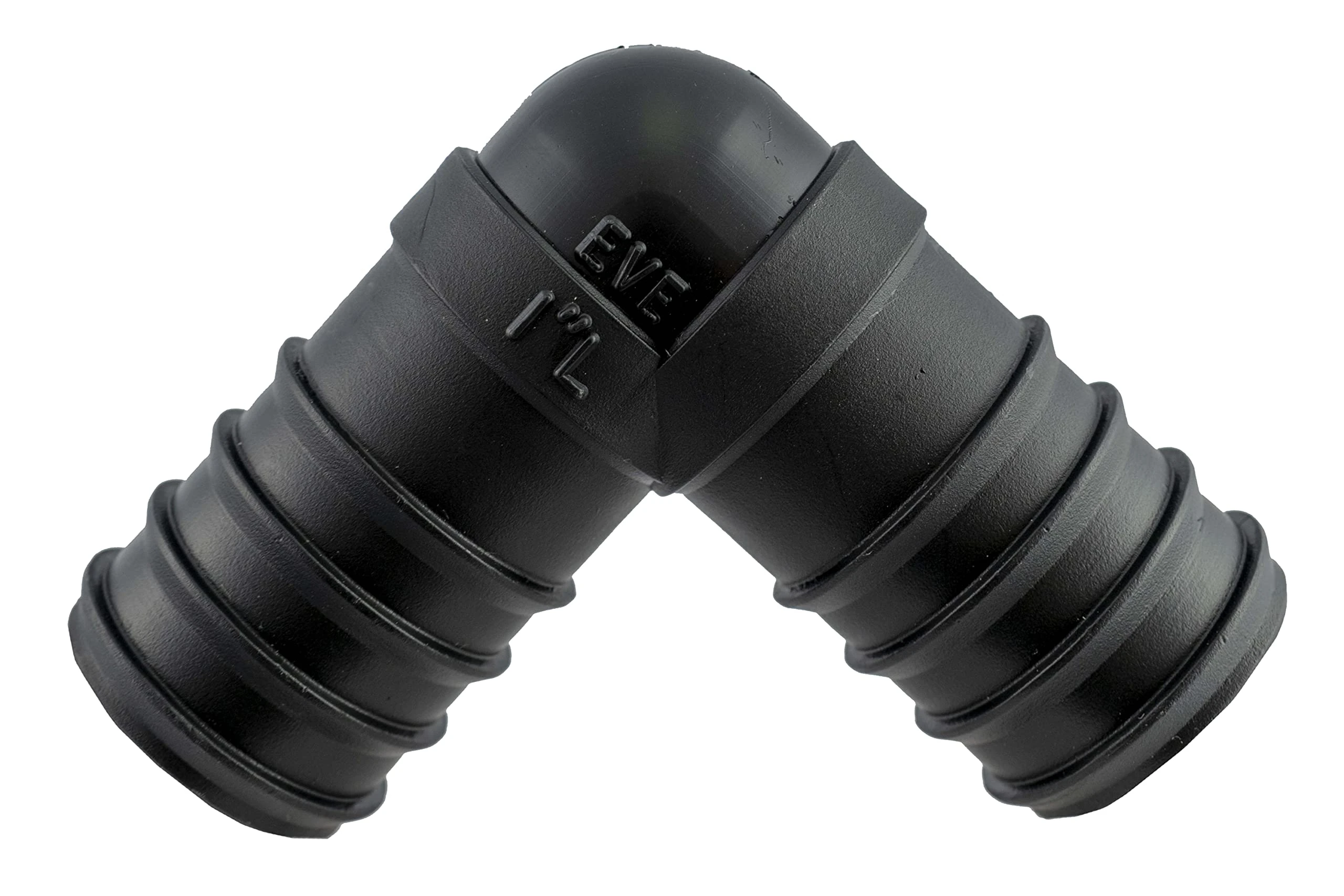 Pisces 25mm/25mm (1") barbed elbow for Pond and Garden Hose - Angled Tubing Adaptor for Easy Connection to Hosepipe