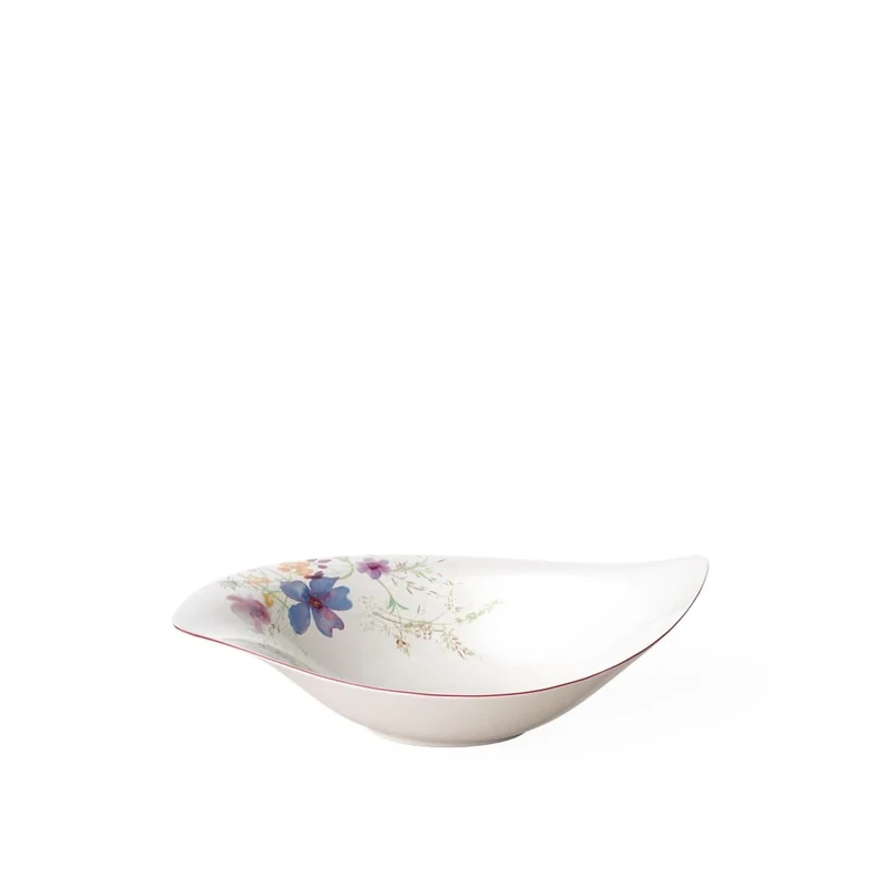 Villeroy & Boch Mariefleur Serve & Salad Bowl, 36 x 24 cm, Premium Porcelain, White/Multicoloured