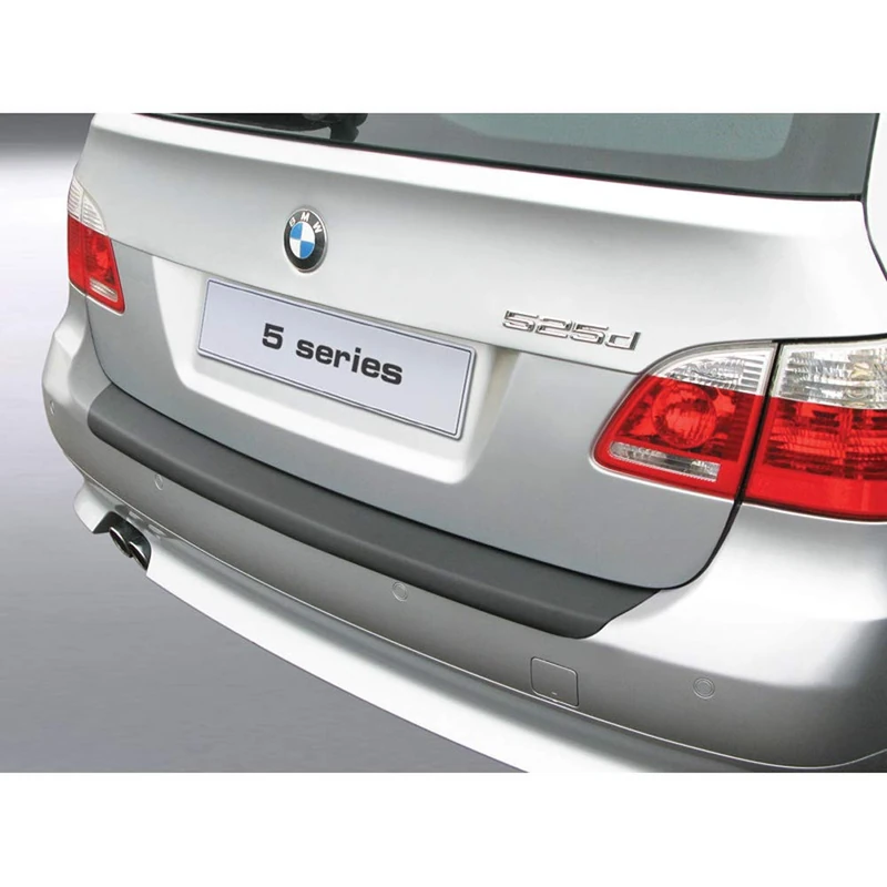 RGM ABS Rear bumper protector compatible with BMW 5-Series E61 Touring 2004-2010 (excl. M sport) Black