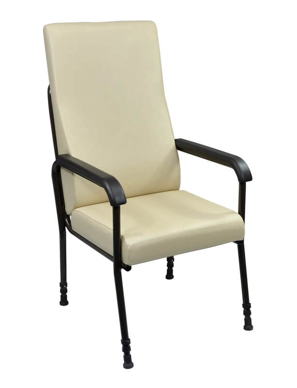 Aidapt Longfield Height Adjustable Chair. Ergonomically Designed to Give Lumbar Support, Wipe Clean Finish