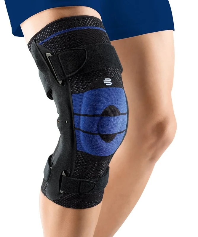 Bauerfeind GenuTrain S Pro, Knee Bandage, Right, Beige (Nature), Size 6