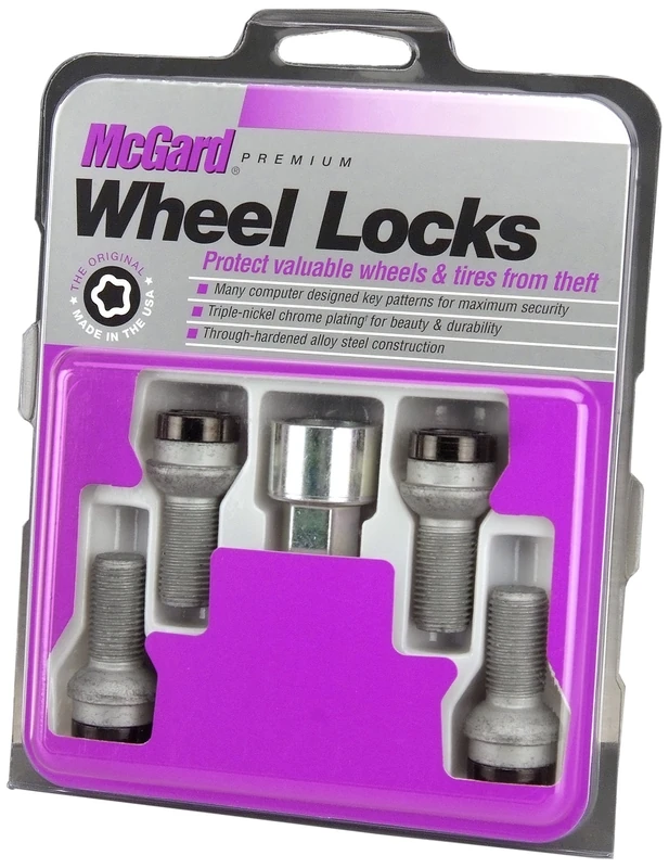 McGard 28374 Wheel, Black, 4 Locks / 1 Key