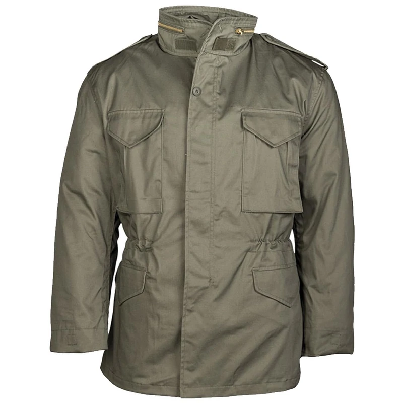 Mil-Tec Men's Us Style M65 Jacket, Olive, XL UK