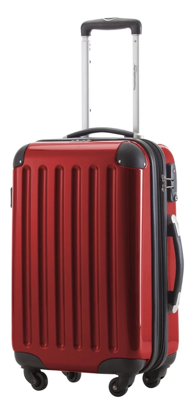 Hauptstadtkoffer Alex Cabin Suitcase 55x38x23 cm, 42 L, TSA Lock, Expandable Hard Shell Trolley PC/ABS, 3.2 kg, 4 Double Wheels, Red