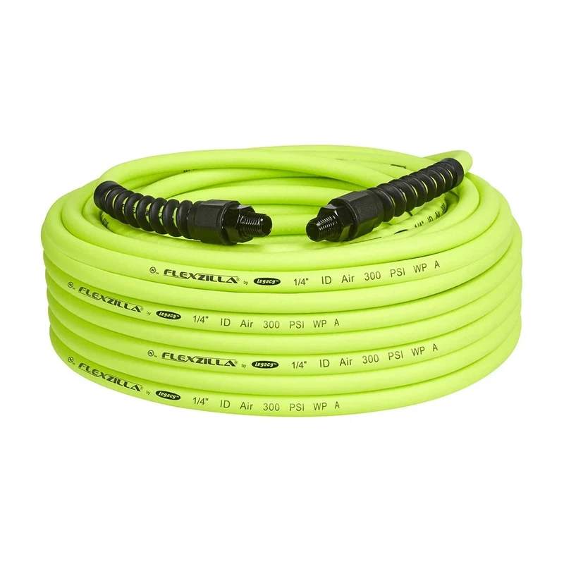 Flexzilla Pro HFZP14100YW2 Air Hose, MNPT Fittings, 1/4" (inches) x 100' (feet)
