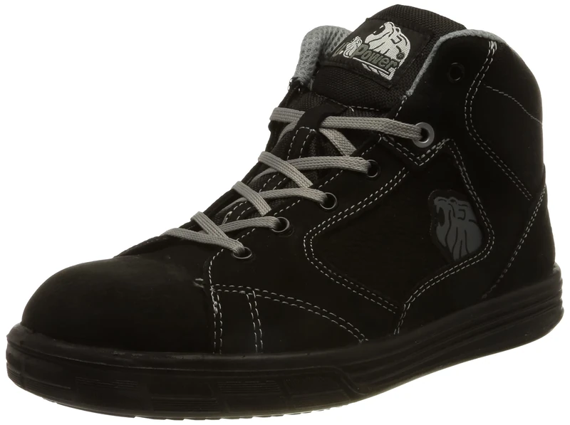 Upower U-Power SN10014-45 "Lion" Lace up boots, S3 SRC, Size 10.5, Black/White