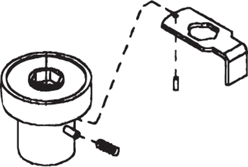 Park Tool 512A - Revised sliding cup assembly for HHP1, 2