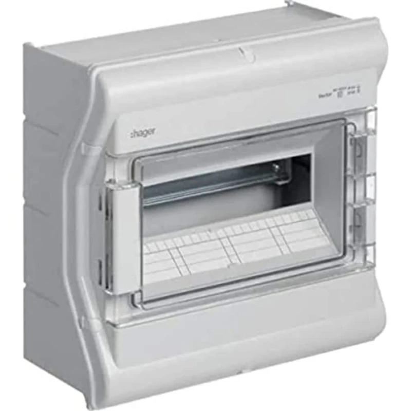 Busch-Jaeger Hager VE112SN Vector IP65, 1x12 PLE, UV-stable, without LE, white