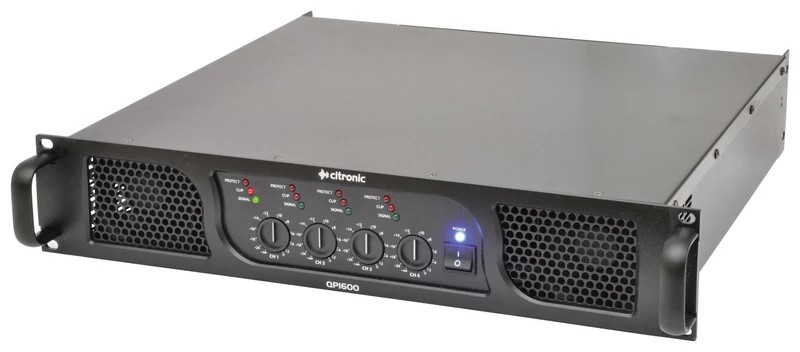 Citronic | QP1600 Quad Power Amplifier | 4 x 400W