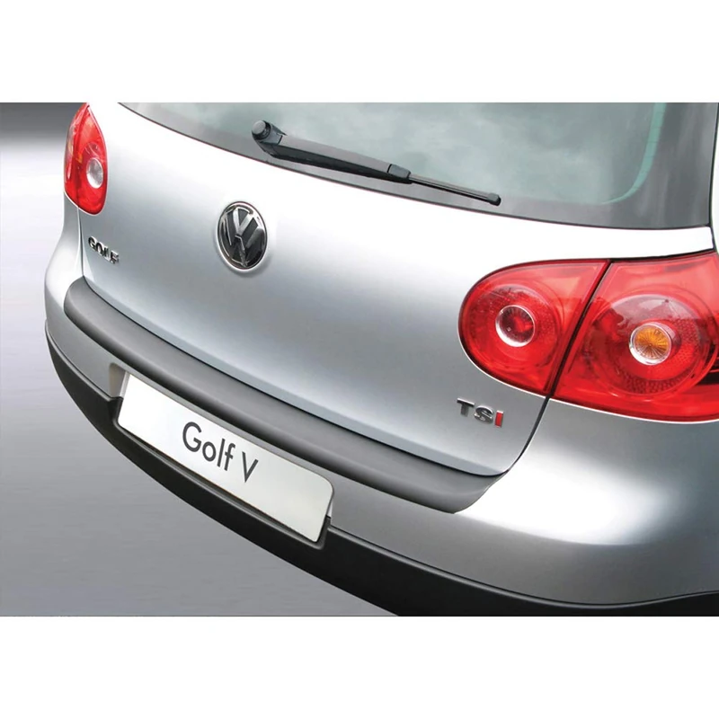 RGM ABS Rear bumper protector compatible with Volkswagen Golf V 3/5 doors Black