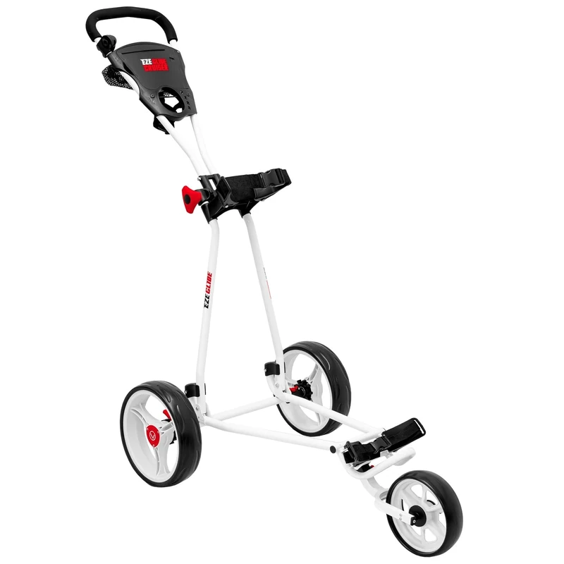 EZE Glide Cruise 3 Wheel Golf Trolley White
