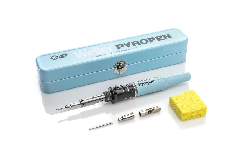 Weller T0051606099 Cordless Pyropen Std Butane Gas Soldering Iron Set, Butane Gas Bottle