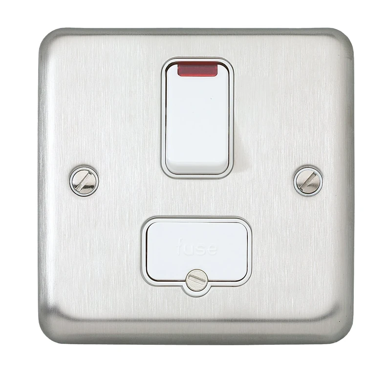 MK Albany Plus K961BSS 13A Switched Connection Unit with Neon