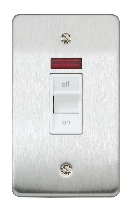 MK Albany Plus K5114BSS 32A TP&N Switch Neon