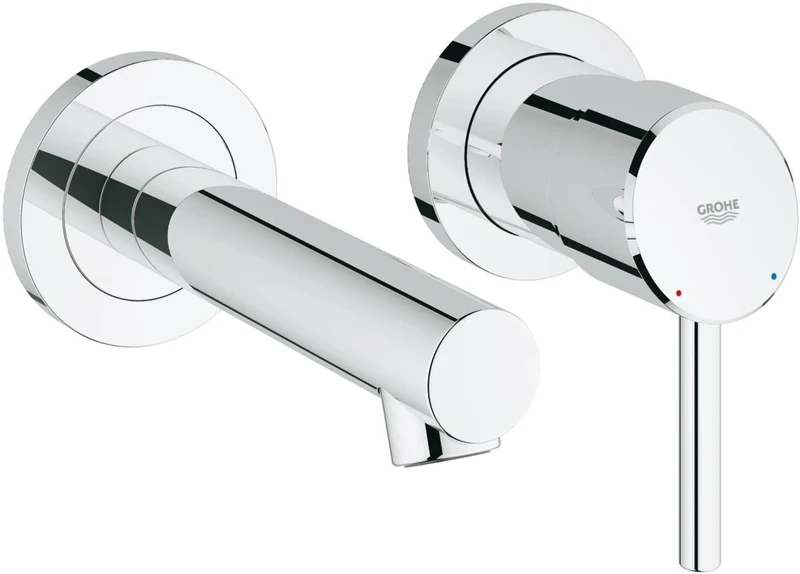 GROHE 19575001 Concetto 2-Hole Bathroom Tap with 147 mm Spout Length