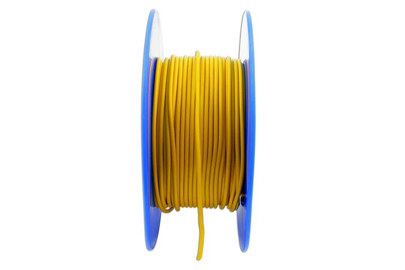 Connect 30017 Yellow Single Core Auto Cable 28/0.30 50m