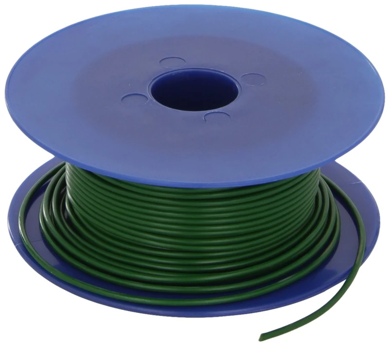 Connect 30033 Green Thin Wall Single Core Cable 28/0.30 50m
