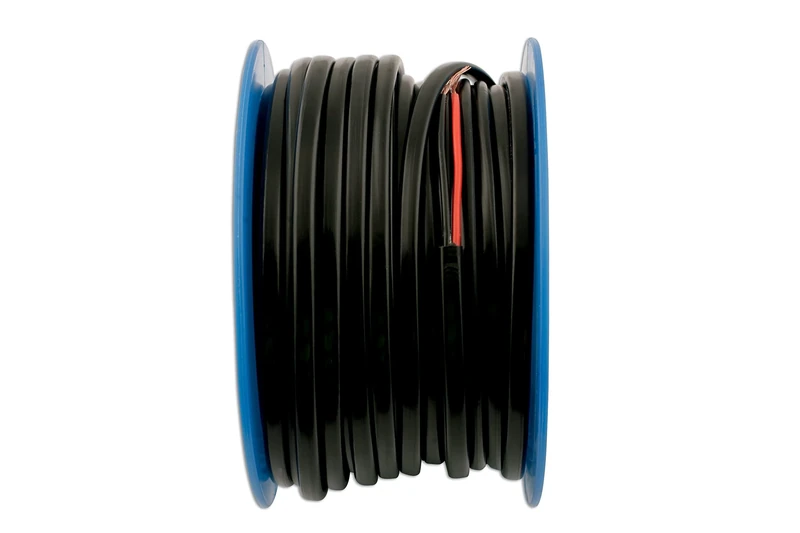 Connect 30053 Black/Red Flat Twin Auto Cable 28/0.30 100m