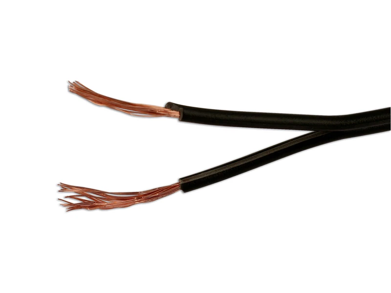 Connect 30067 Black / Red Twin Core Speaker Cable 24/0.20 6A 100m
