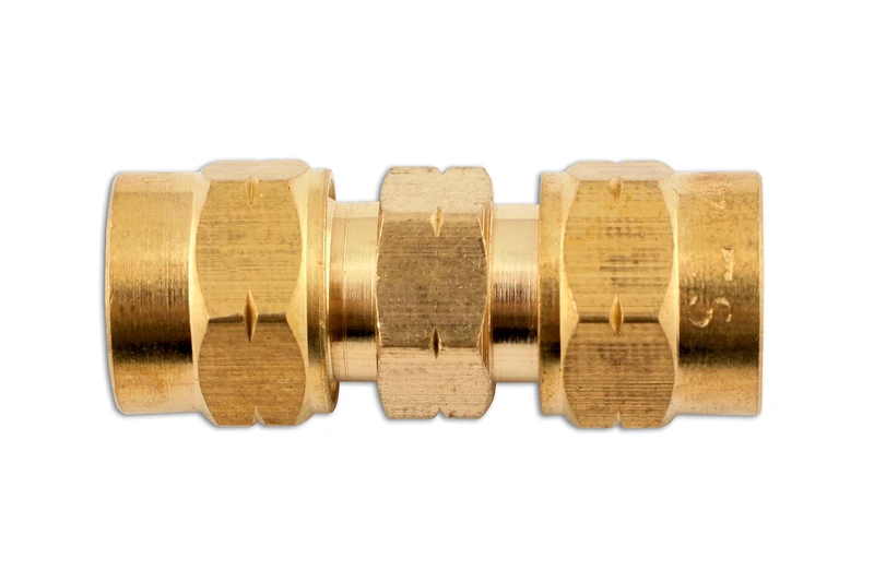 Connect 31154 Brass Straight Coupling 6mm 10pc