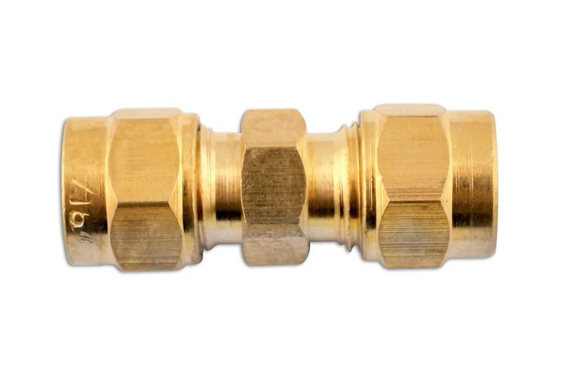 Connect 31181 Brass Straight Coupling 3/8in 10pc