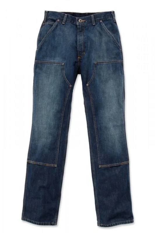 Carhartt .EB227.DKW.S388 Double Front Logger Jeans, Size W30/L32, Dark Worn-In - Image 1
