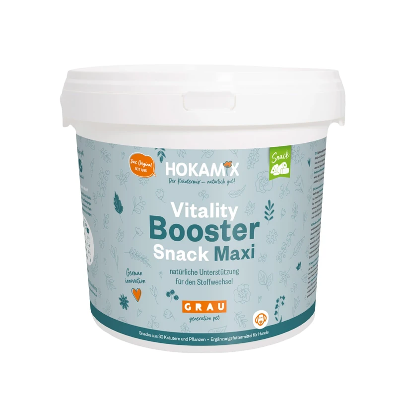 GRAU - the original - Hokamix Vitality Booster Snack Maxi, pack of 1 (1 x 4.5 kg), supplementary food for dogs