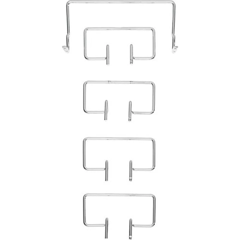TEMPUR 5 x Chrome Mattress Holder Set C for Freestanding System Frame