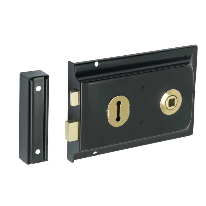Sterling SRL004 152 x 101 mm Rim Sashlock - Black