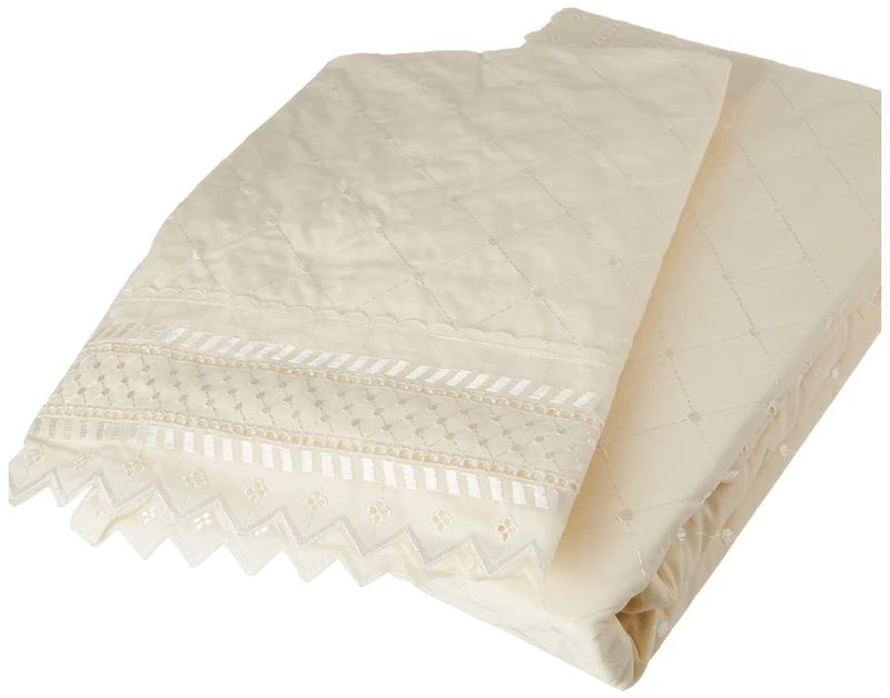 Broderie Anglais Balmoral Embroidered Duvet Cover Set, Cream, Super King