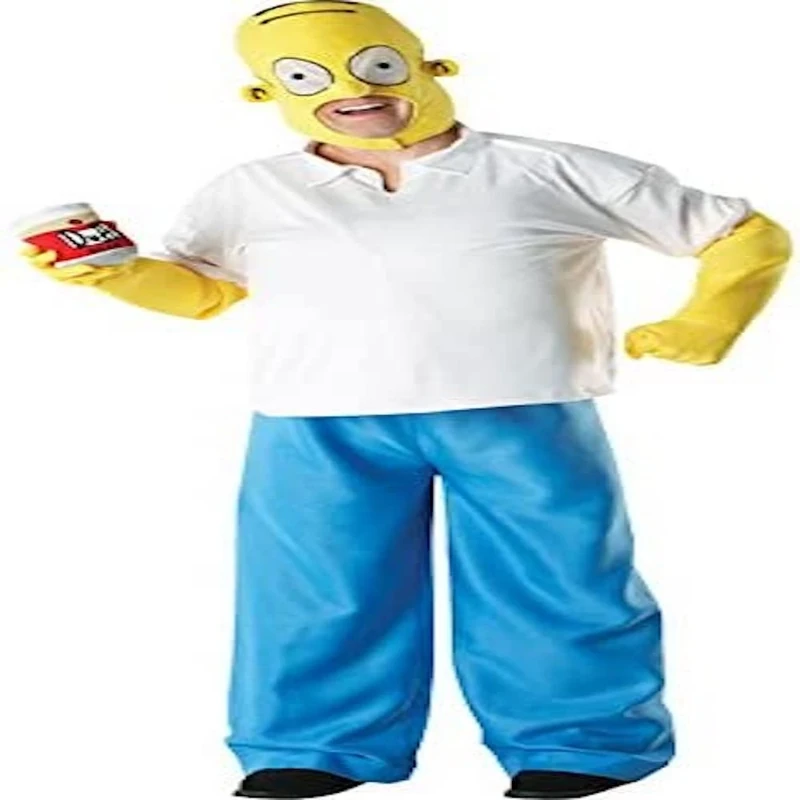 Rubie's Official Deluxe Homer Simpson Costume Adult Standard - Image 1