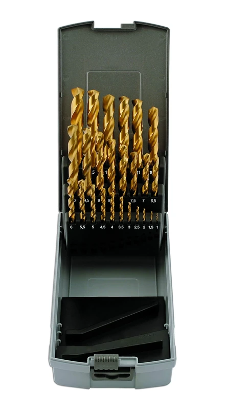 Connect 32995 Tin Coated Drill Set - Metric 25pc