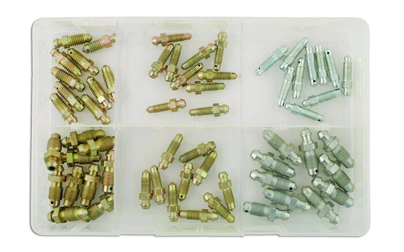 Connect 31882 Assorted Brake Bleed Screws Box 60pc
