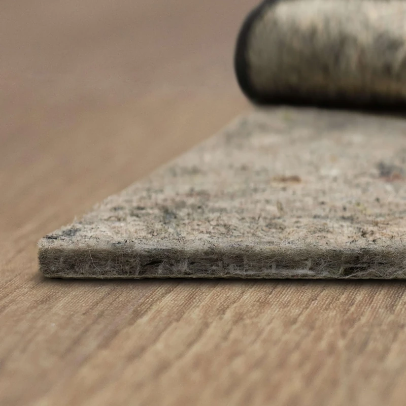 Mohawk Home 5' x 8' Non Slip Rug Pad Gripper 1/4 Thick Dual Surface Felt + Rubber Gripper - Safe for All Floors