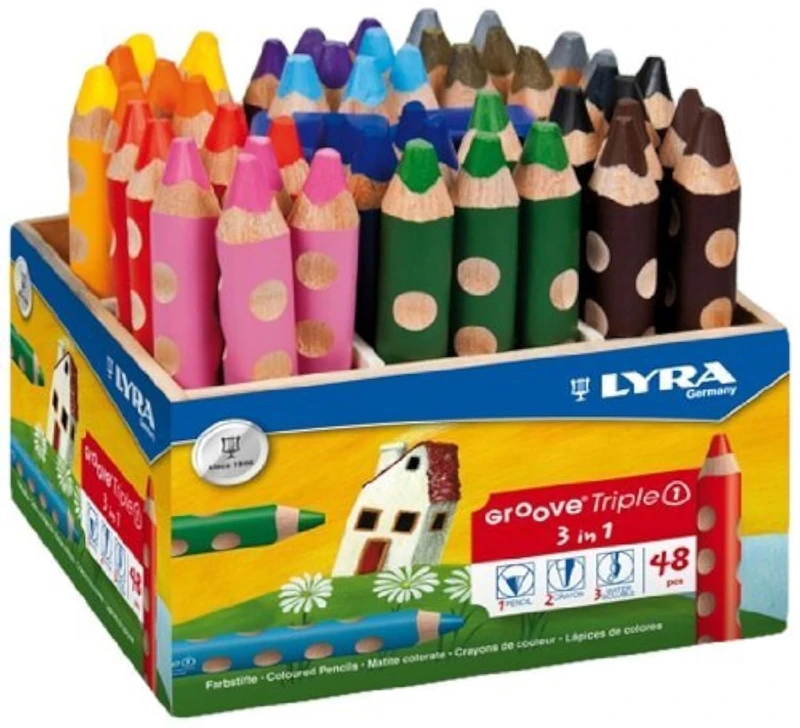 Lyra Groove Triple 1, Crayon 48 Stifte