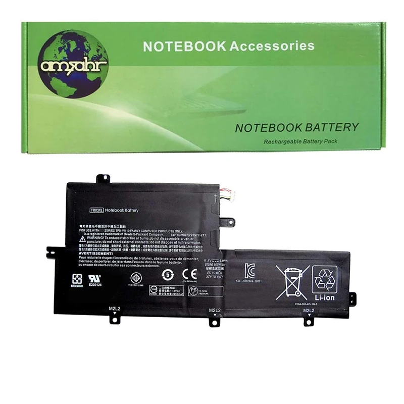 Amsahr HPTR03XL-02 Battery for HP Series